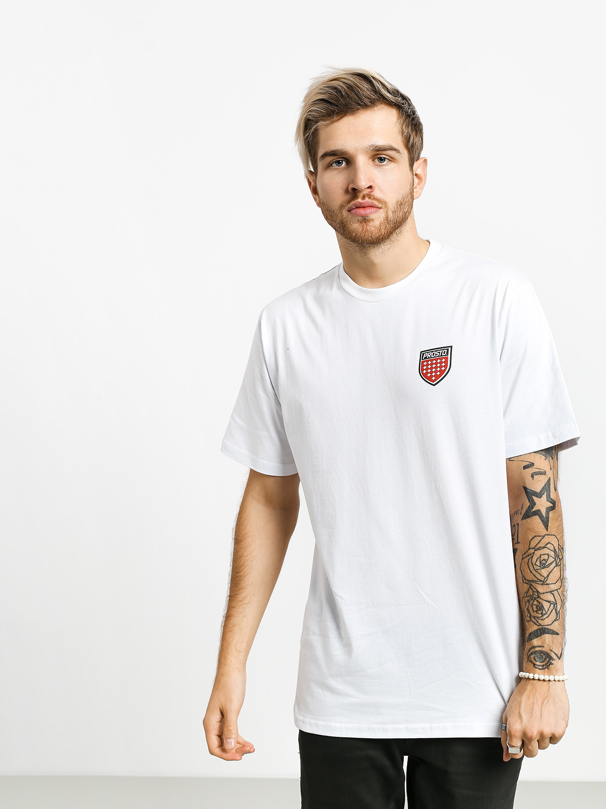 Tričko Prosto Lilshield (white)