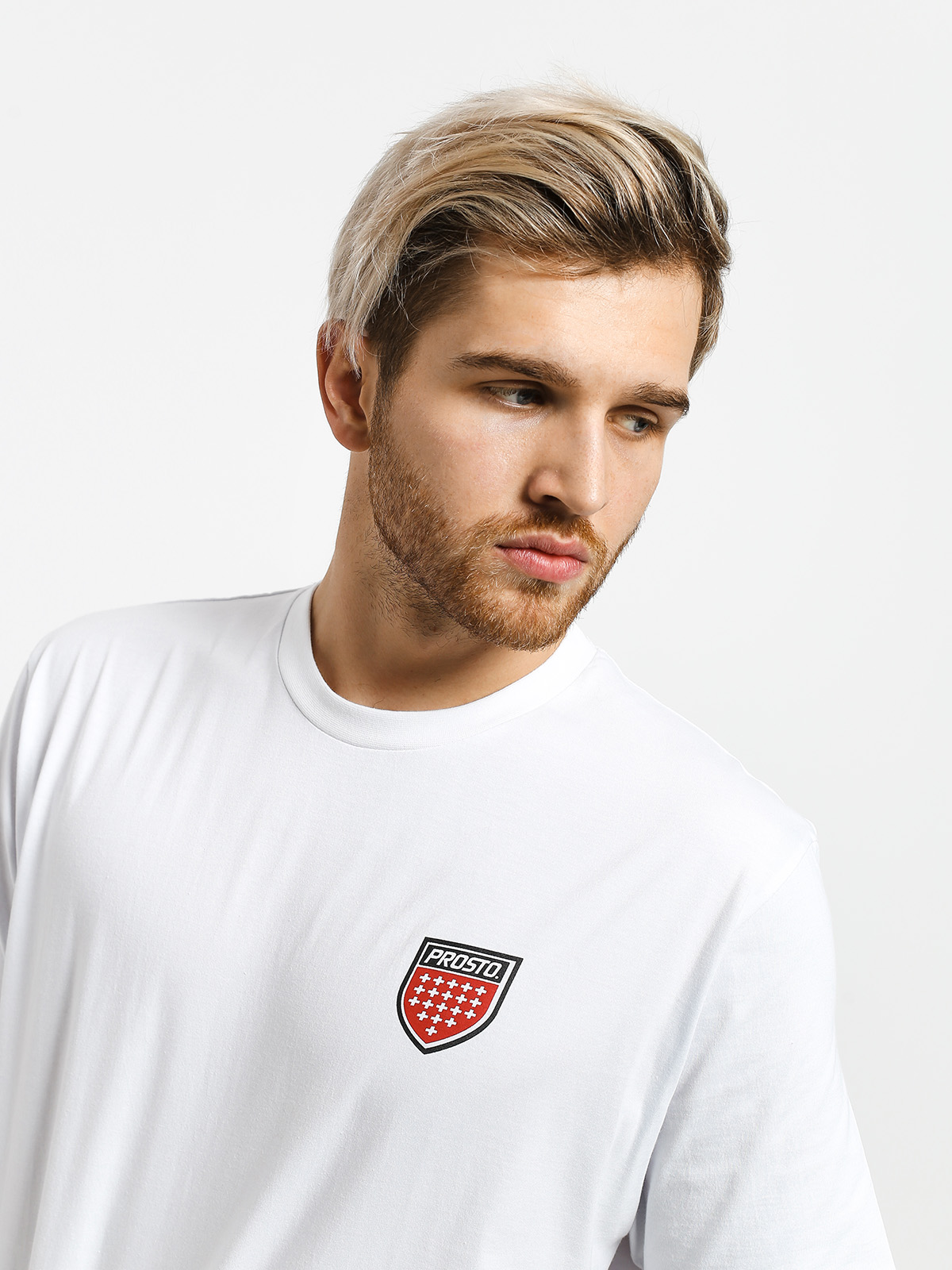 Tričko Prosto Lilshield (white)