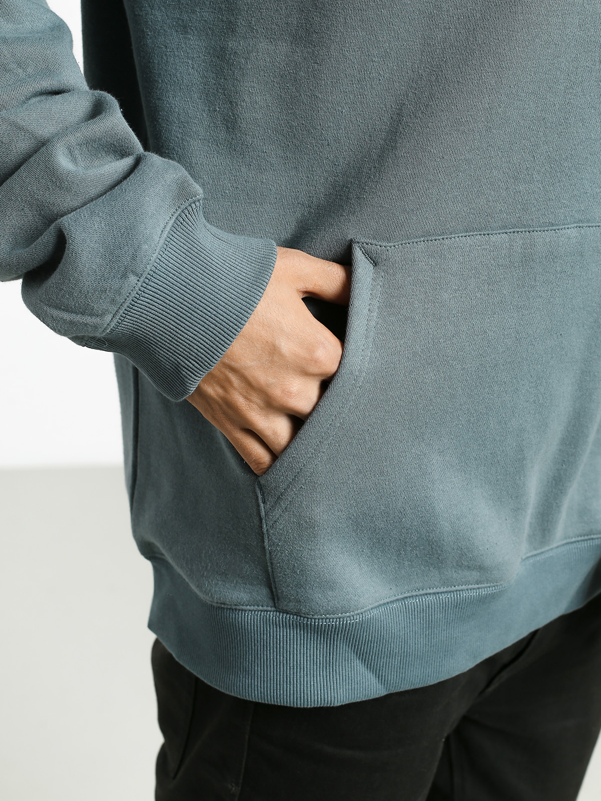 Mikina s kapucí Brixton B Shield Intl HD (blue haze)