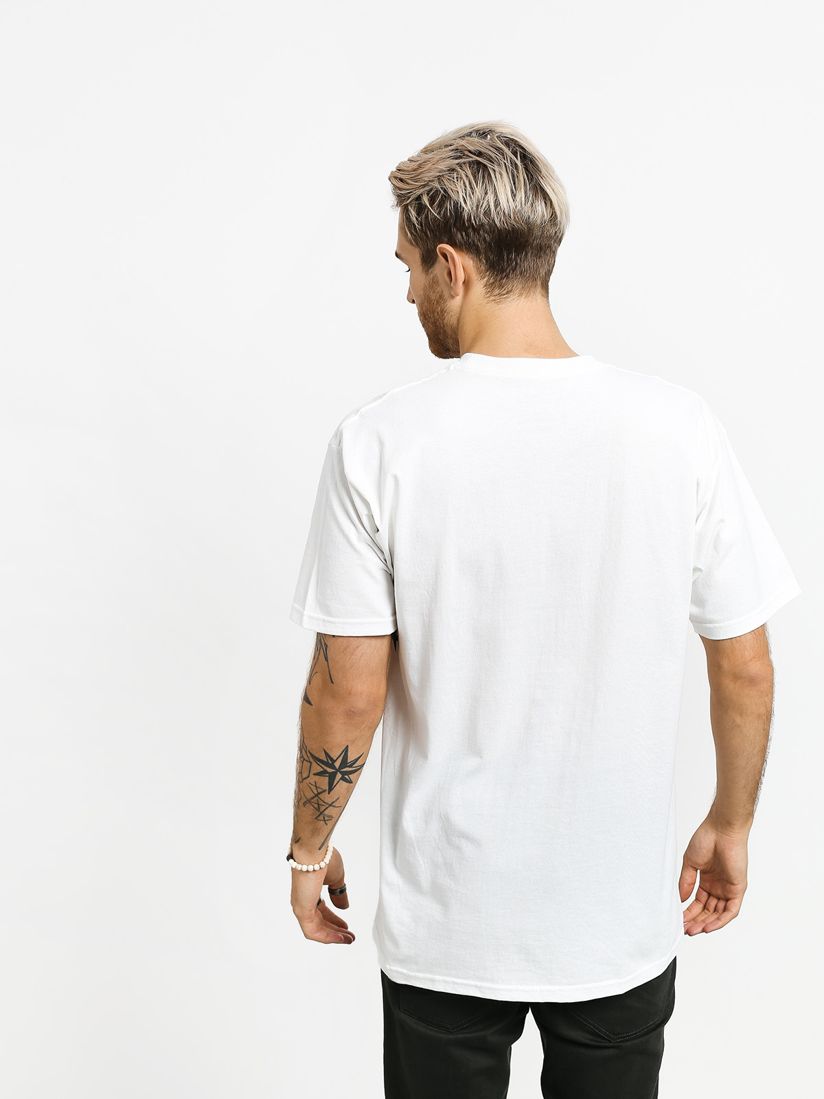 Tričko Brixton Rival II Stnd (white/cardinal)