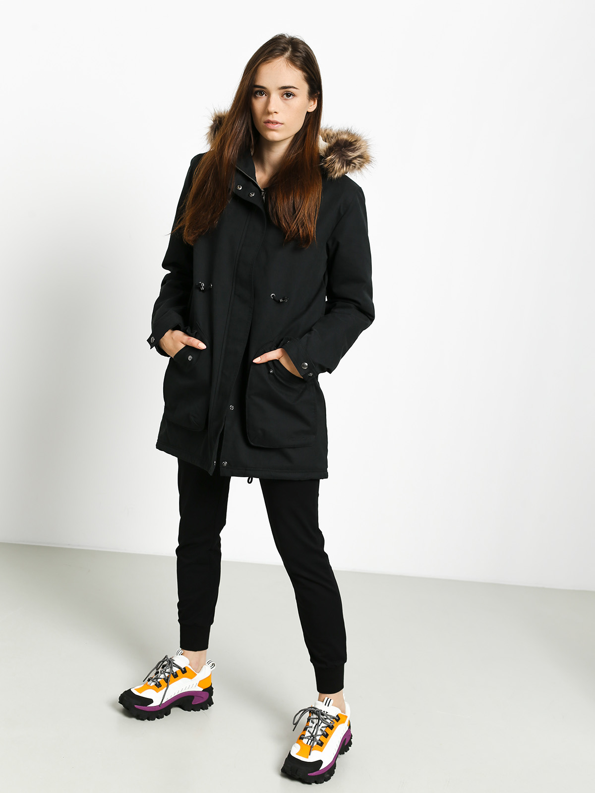 Bunda Volcom Less Is More 5K Parka Wmn (blk)