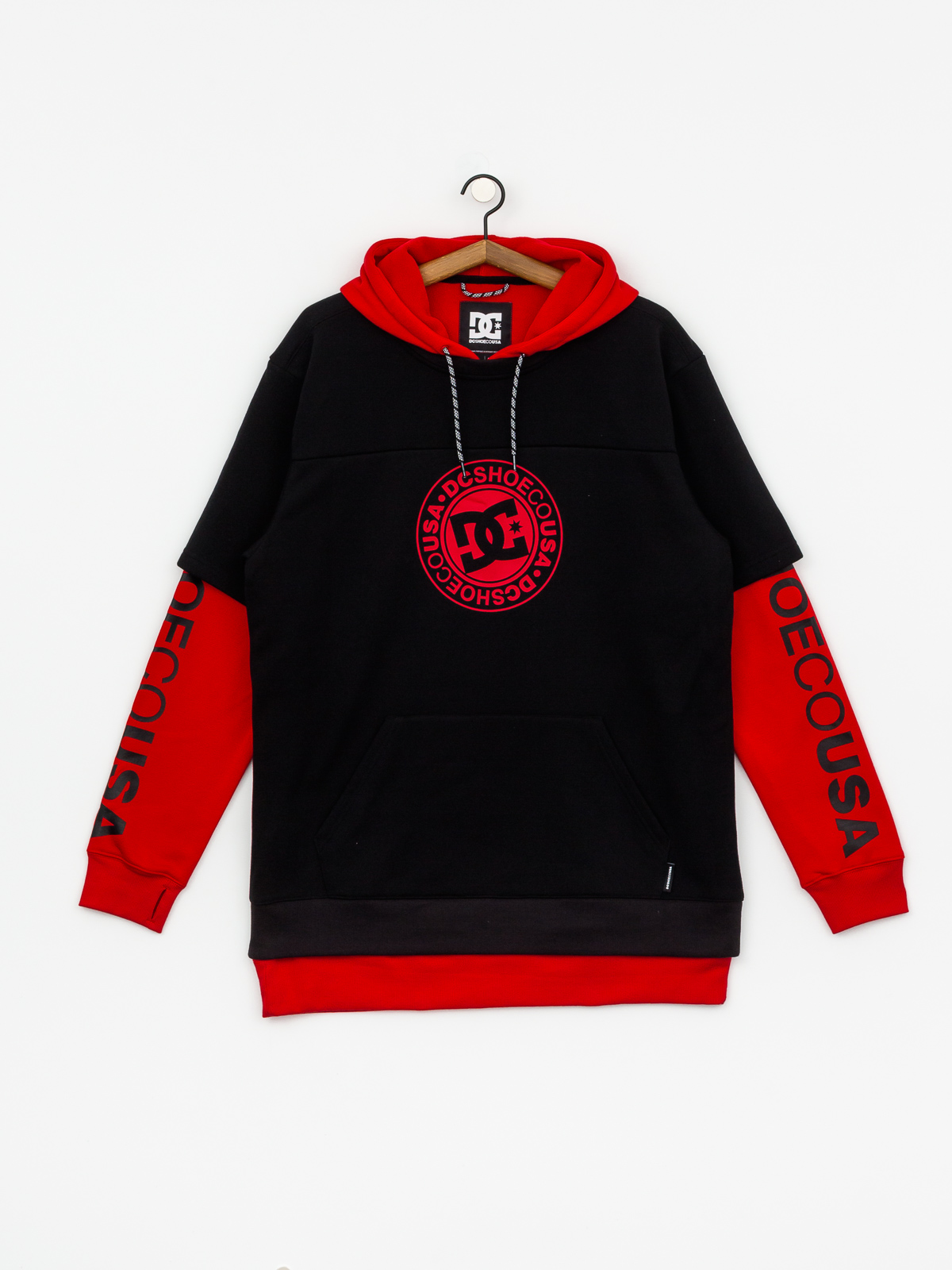 Mikina s kapucí DC Dryden HD (racing red)