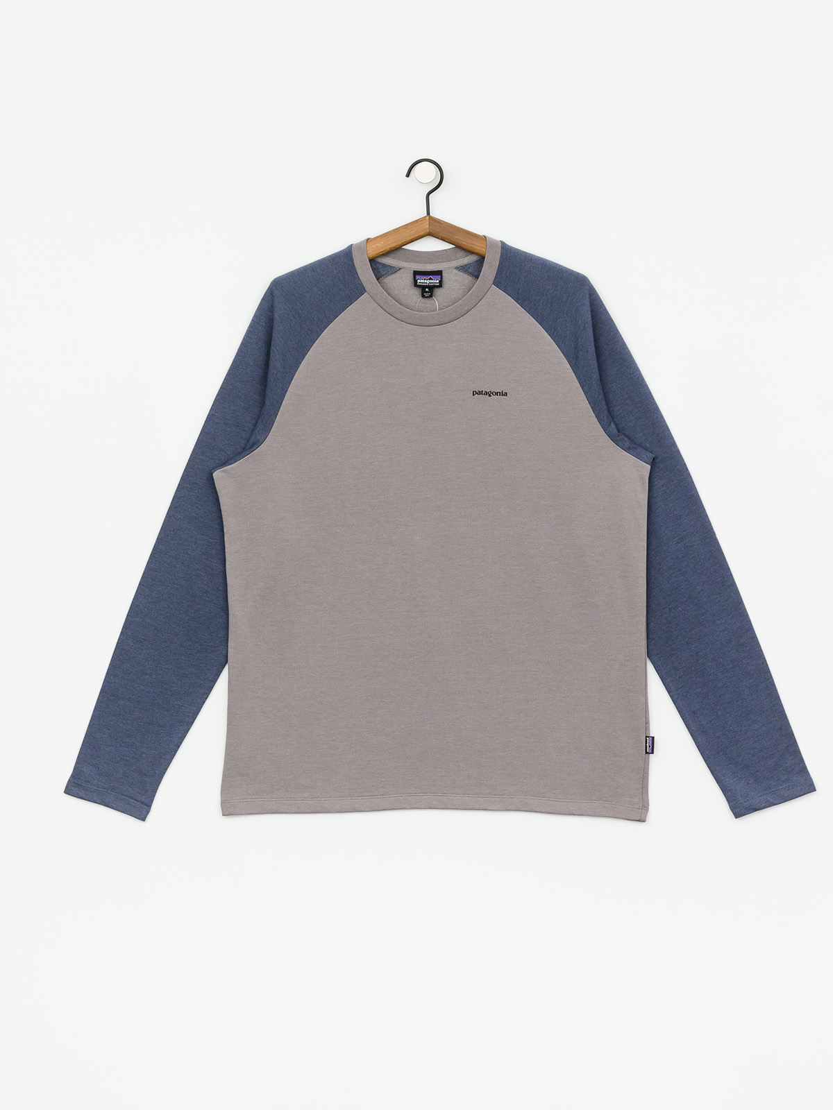 Mikina Patagonia P6 Logo Lw (feather grey w/dolomite blue)