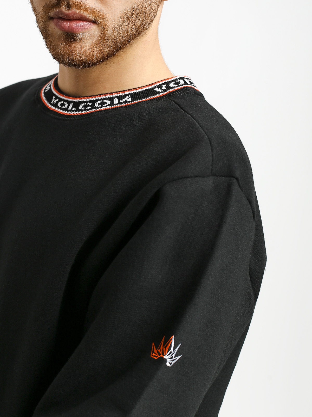 Mikina Volcom Forward To Past Crew (blk)