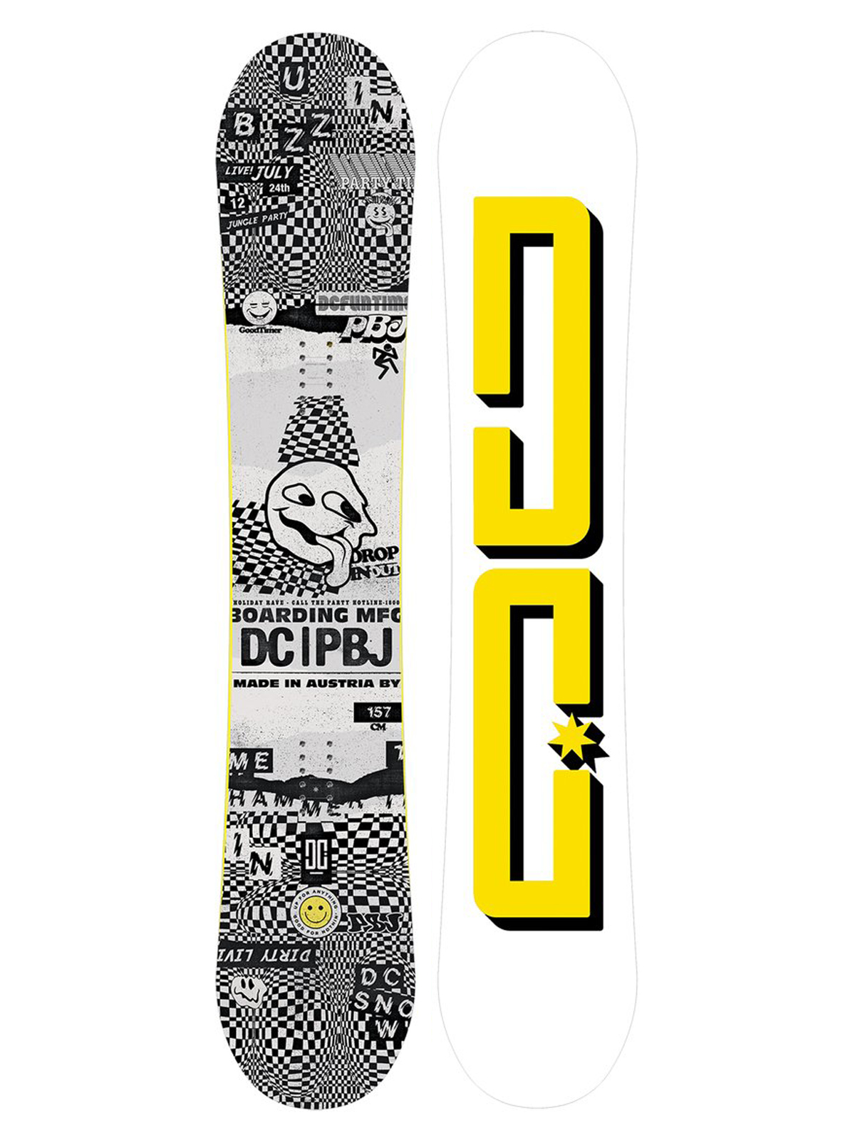 Pánská Snowboard DC Pbj (white/yellow/black)