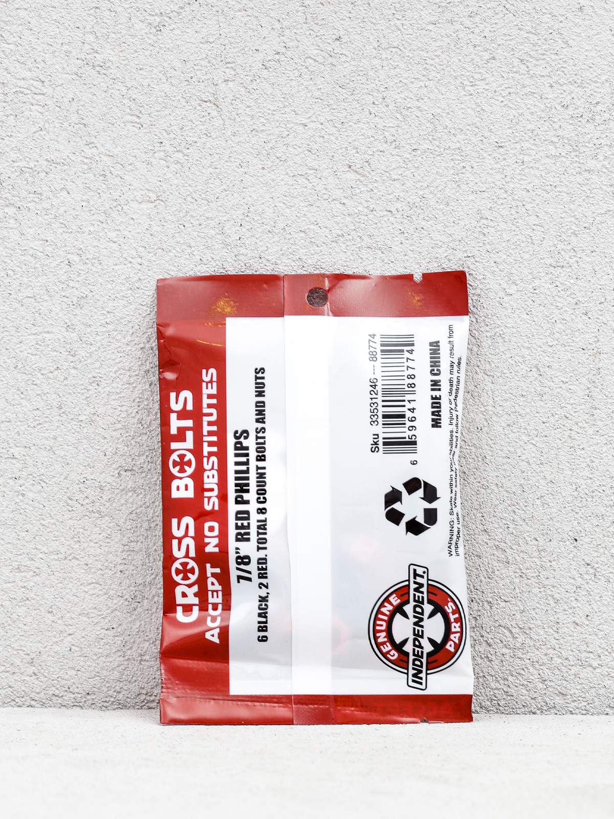 Šroubky Independent Red Phillips (black/red)