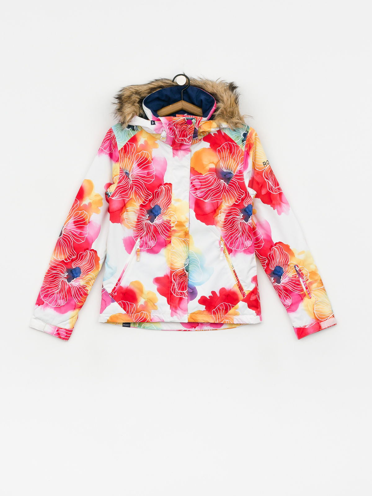 Dámská Snowboardová bunda Roxy Jet Ski (aquarel flowers)