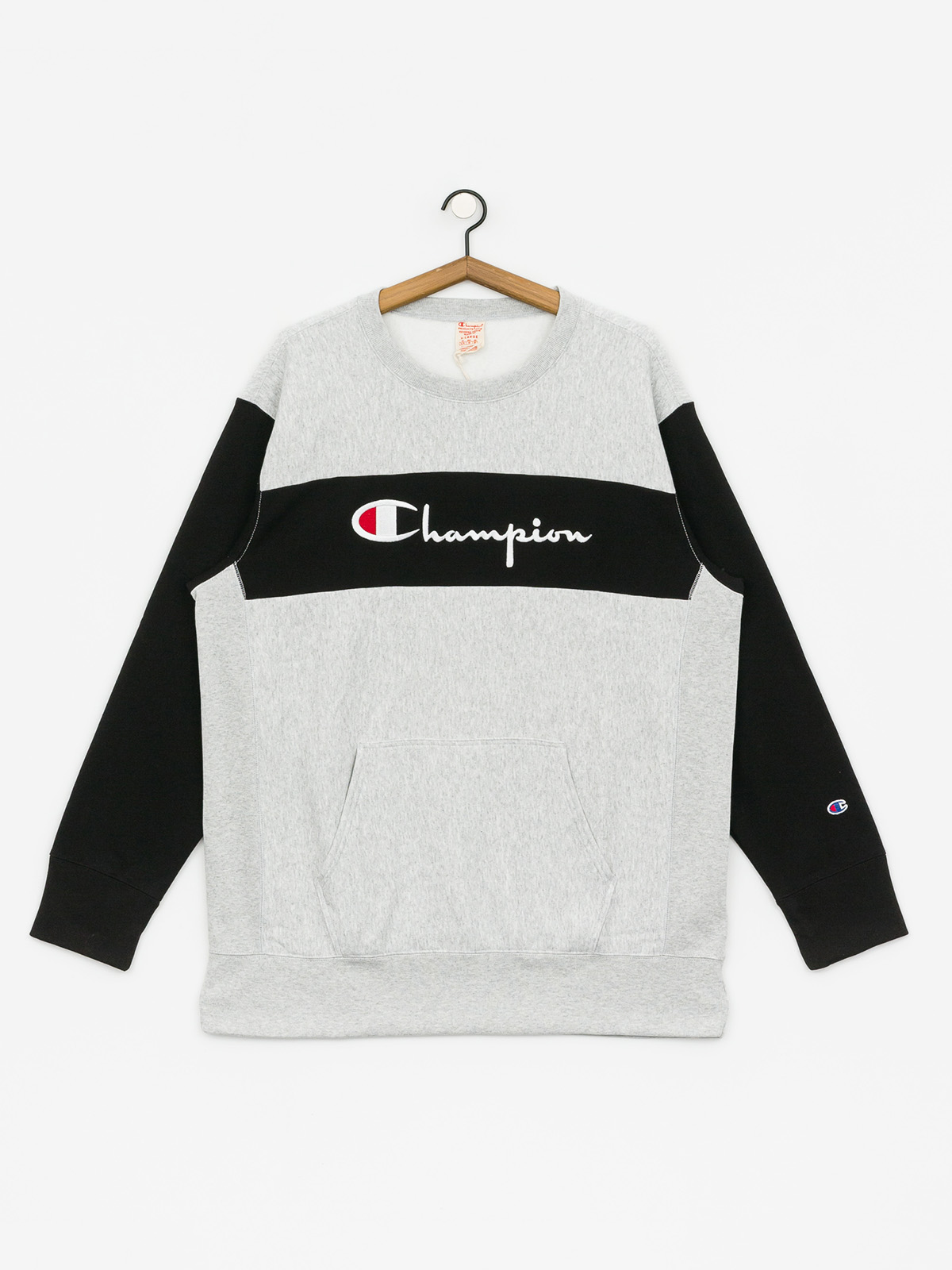 Mikina Champion Premium Crewneck OS (loxgm/nbk)