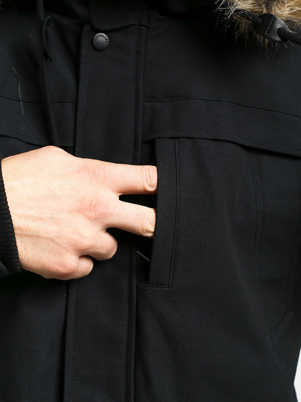 Bunda Quiksilver Storm Drop 5K (black)