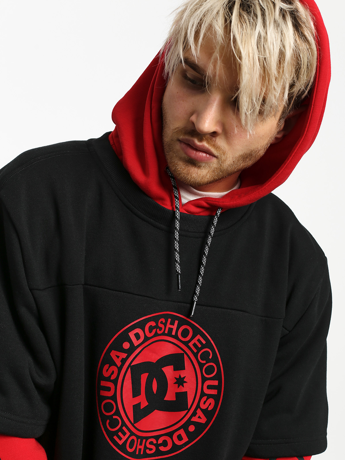 Mikina s kapucí DC Dryden HD (racing red)