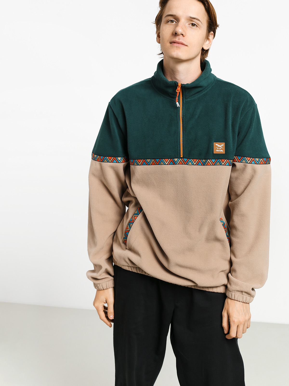 Fleecovu00e1 mikina Iriedaily Monte Noe Troyer (hunter)