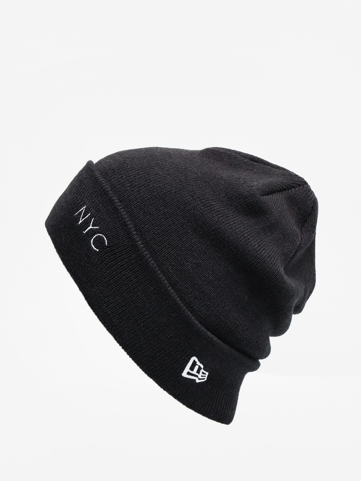 Čepice New Era Nyc Cuff Knit (black/optic white)