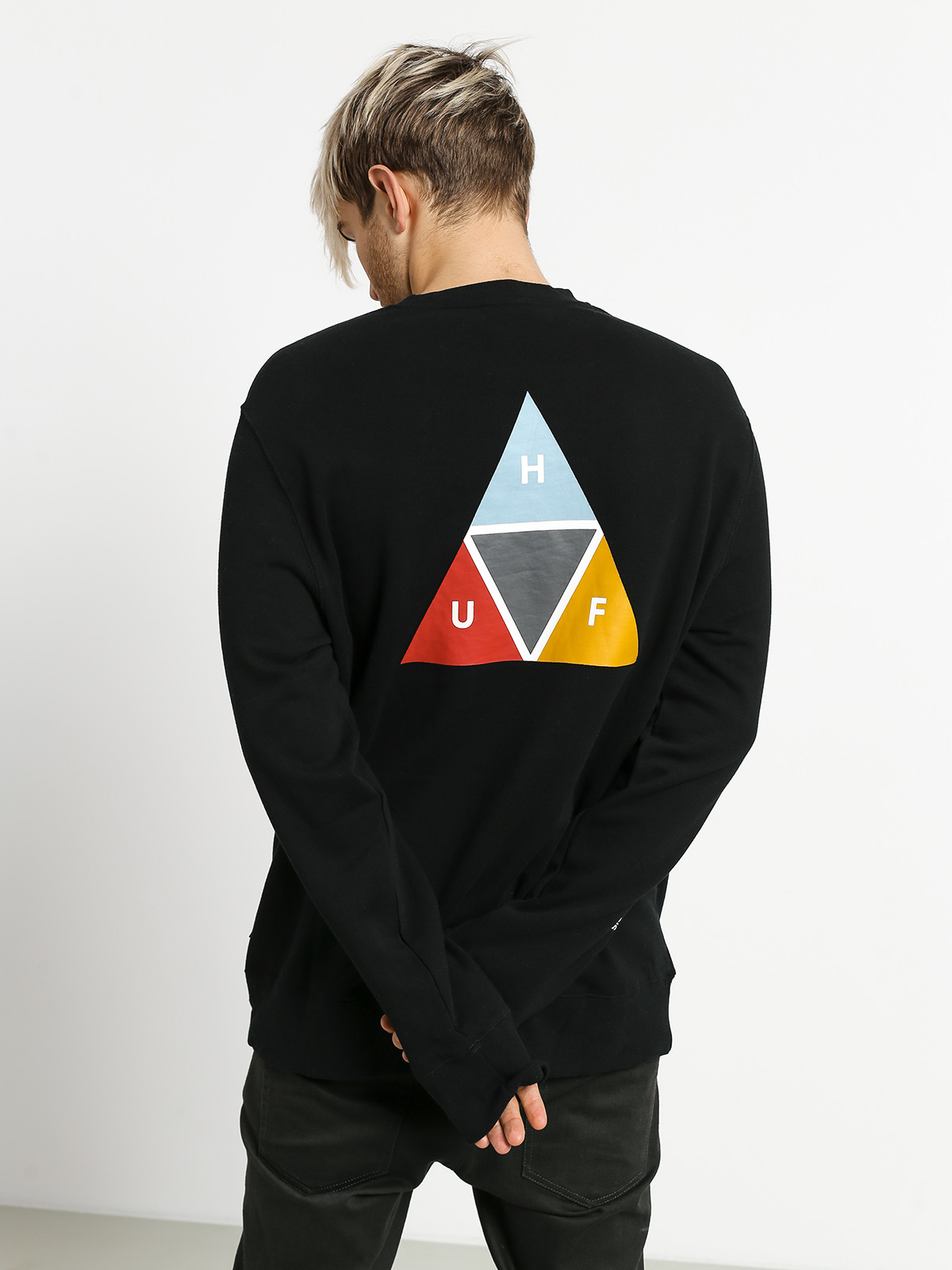 Mikina HUF Prism (black)