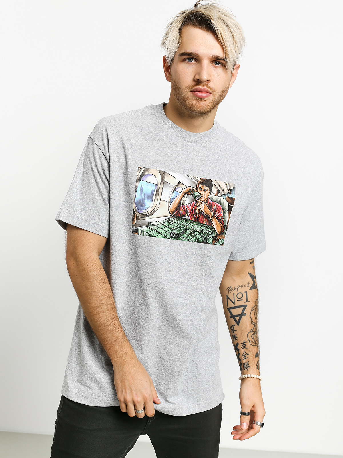 Tričko DGK Talkin (athletic heather)