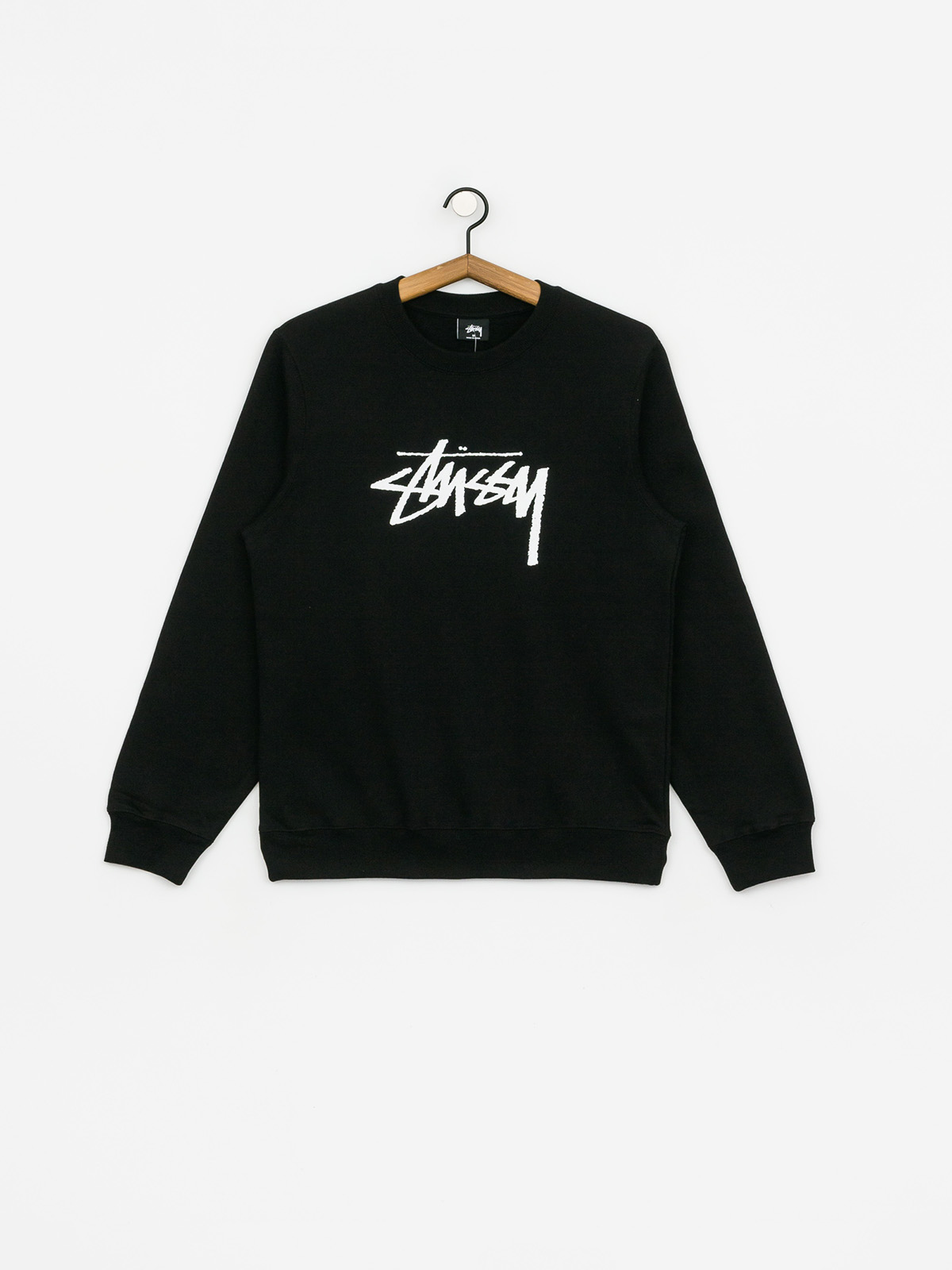 Mikina Stussy Stock Crew Wmn (black)