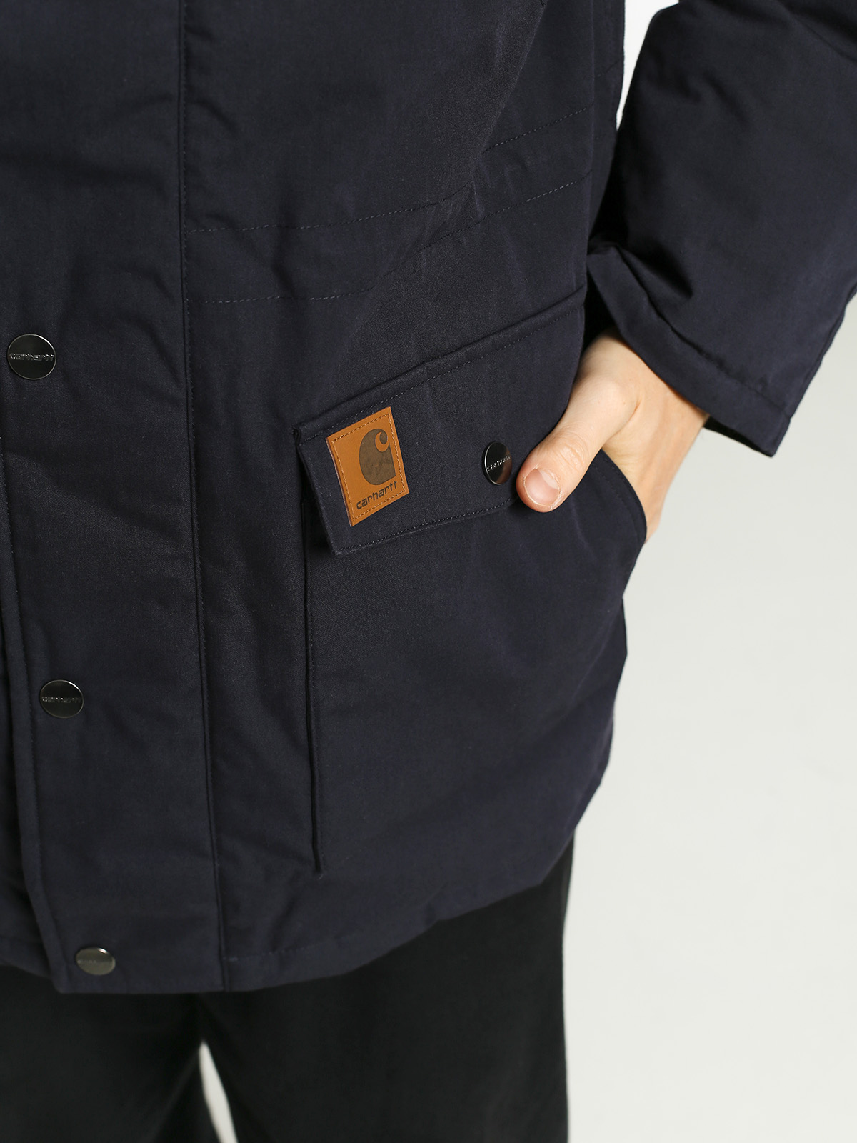 Bunda Carhartt WIP Trapper Parka (dark navy/black)