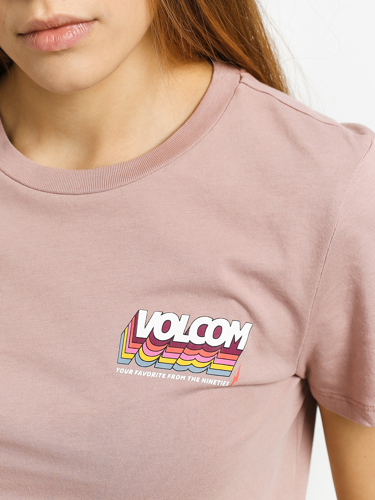 Tričko Volcom Stoked On Stone Wmn (faded mauve)