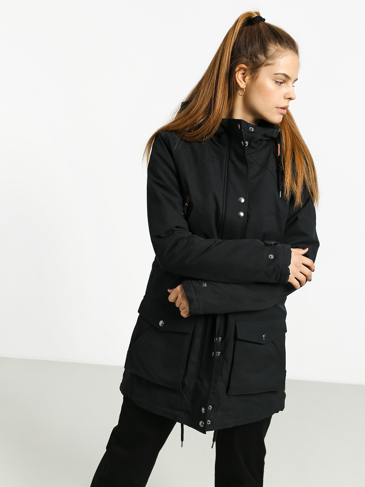 Bunda Volcom Walk On By 5K Parka Wmn (black)