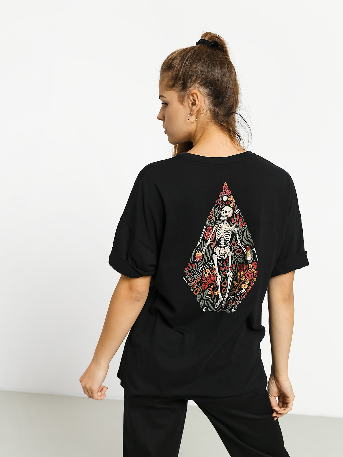 Tričko Volcom Stone Splif Wmn (black)