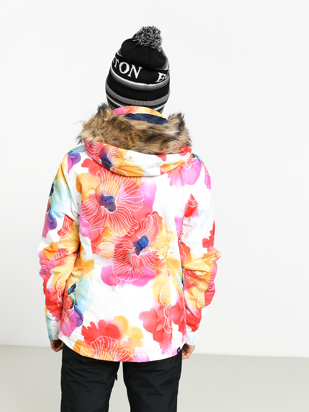 Dámská Snowboardová bunda Roxy Jet Ski (aquarel flowers)