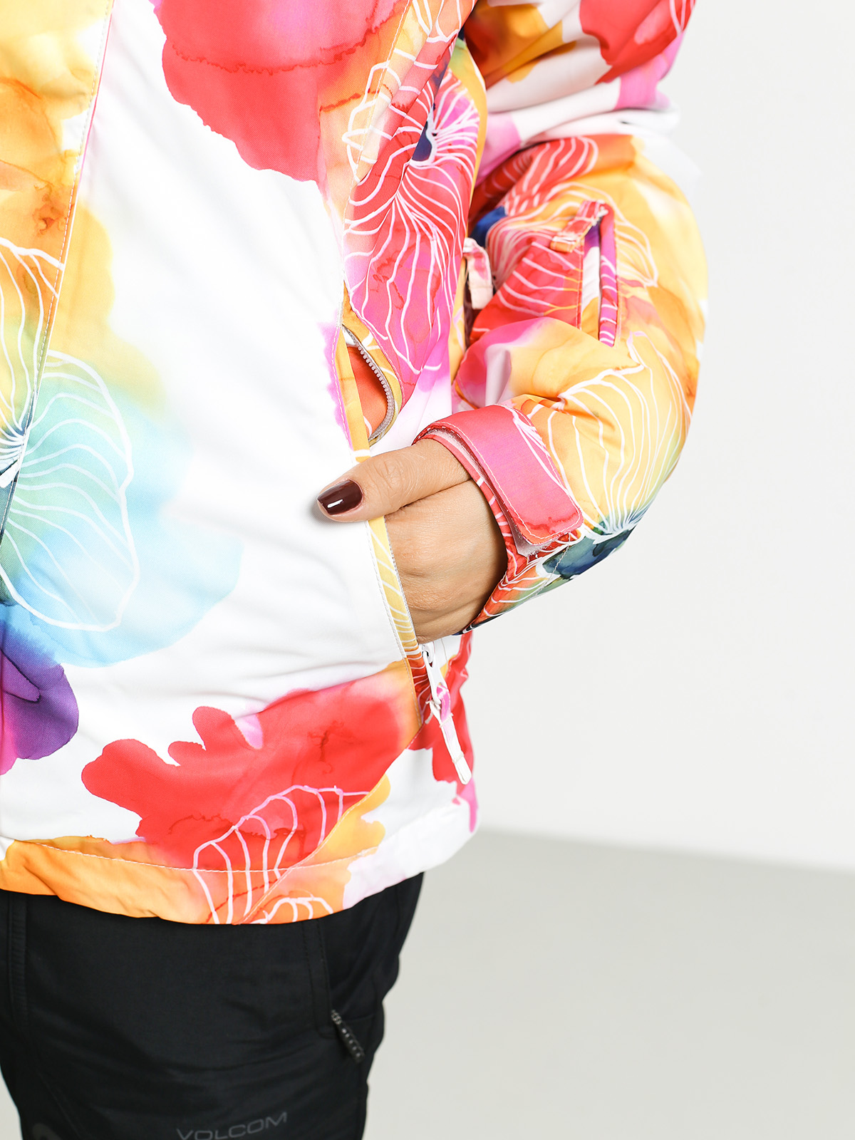 Dámská Snowboardová bunda Roxy Jet Ski (aquarel flowers)