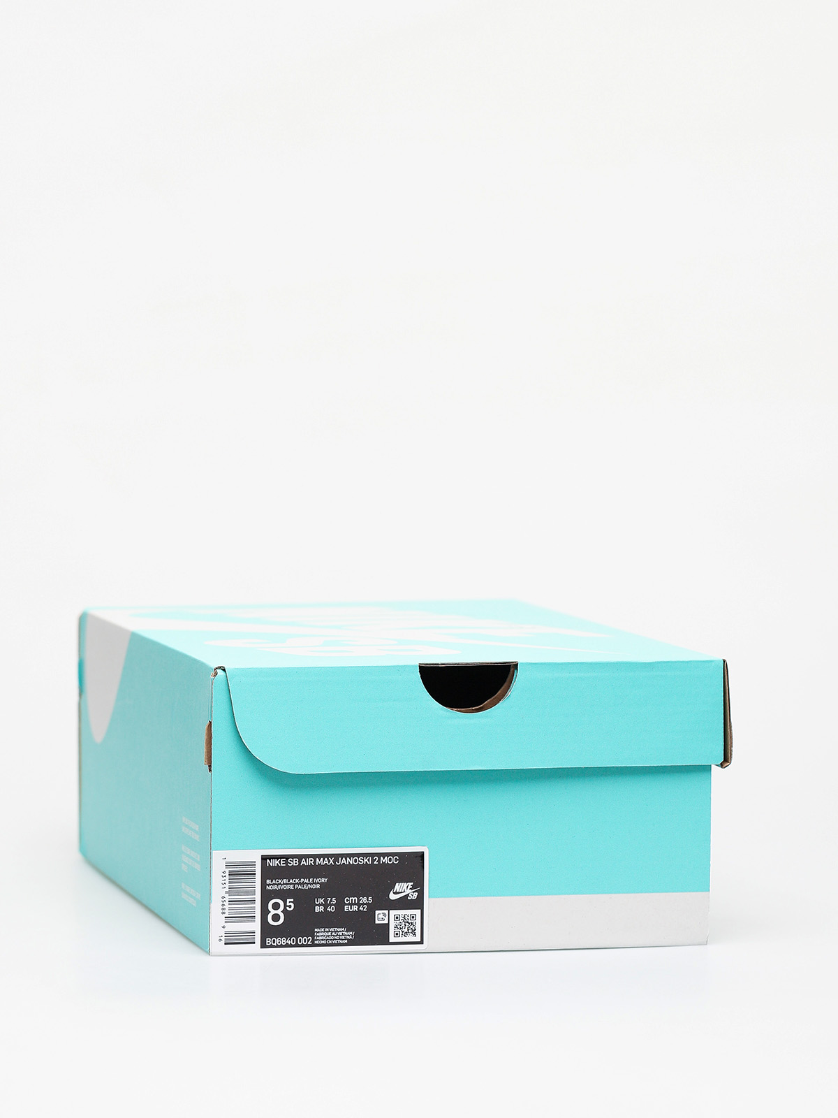 Boty Nike SB Air Max Stefan Janoski 2 Moc (black/black pale ivory)