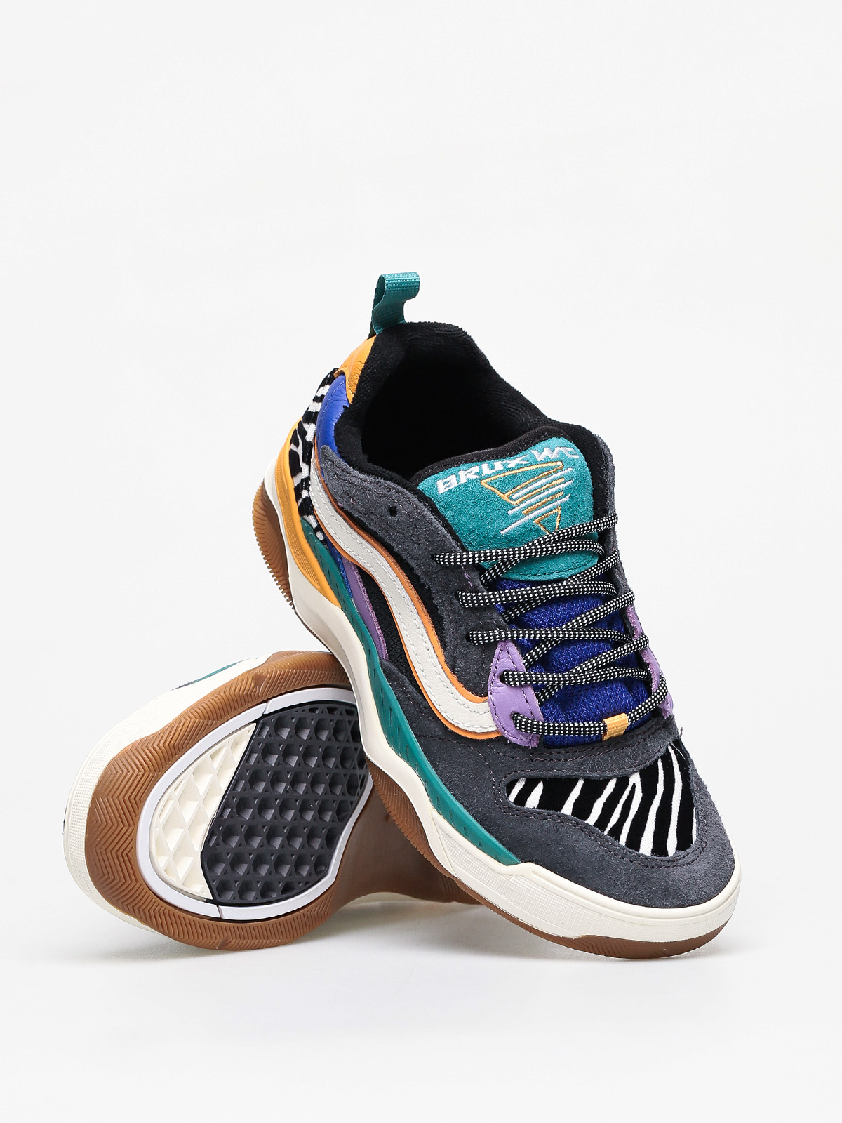 Boty Vans Brux Wc (zebra/tidepool/marigold)