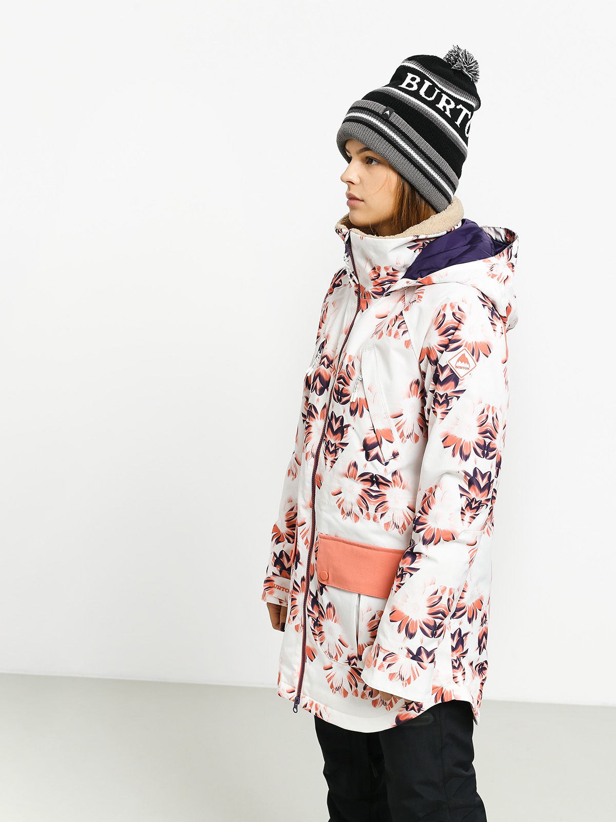 Dámská Snowboardová bunda Burton Prowess (stout white stylus)