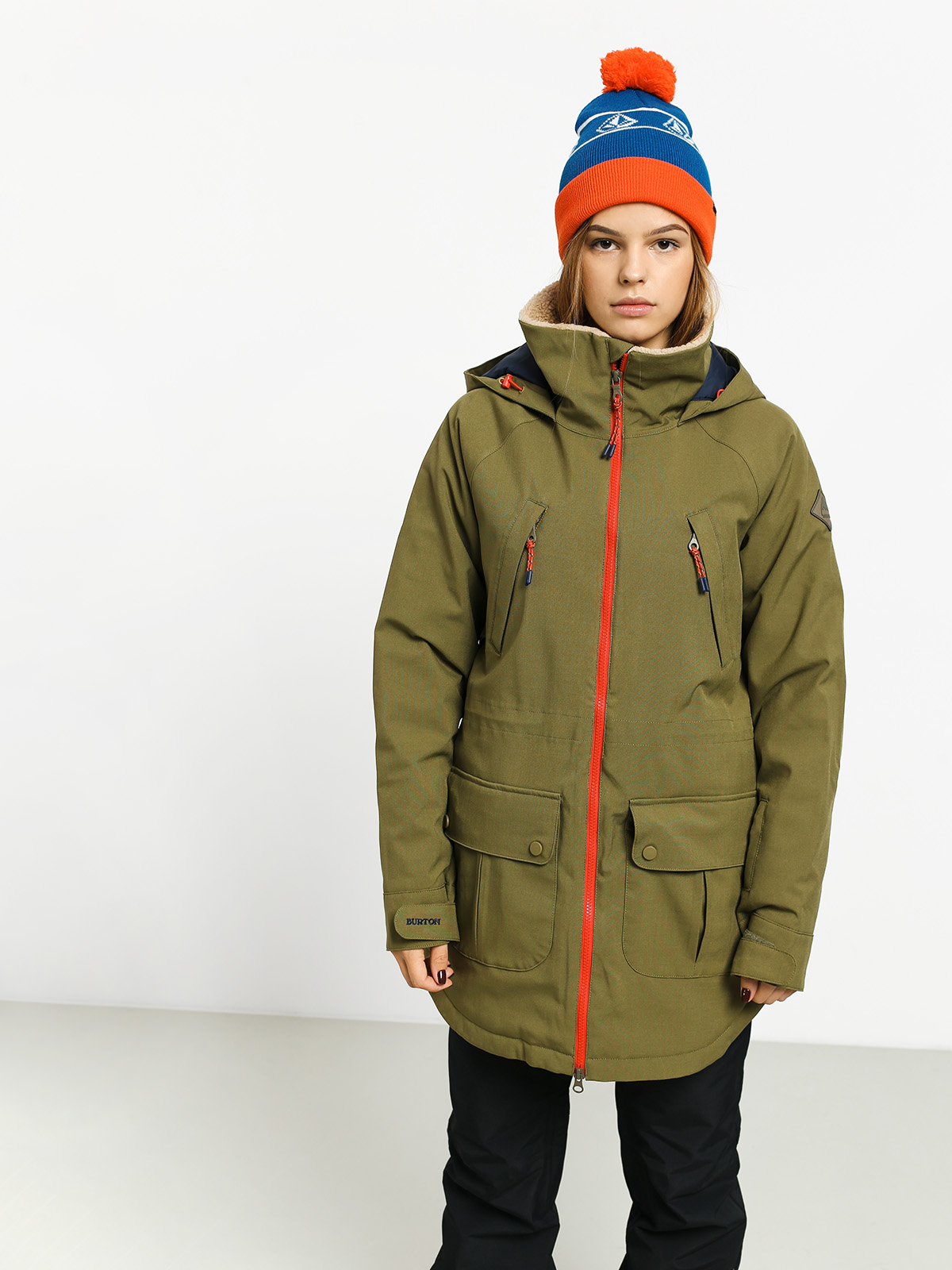 Dámská Snowboardová bunda Burton Prowess (martini olive)