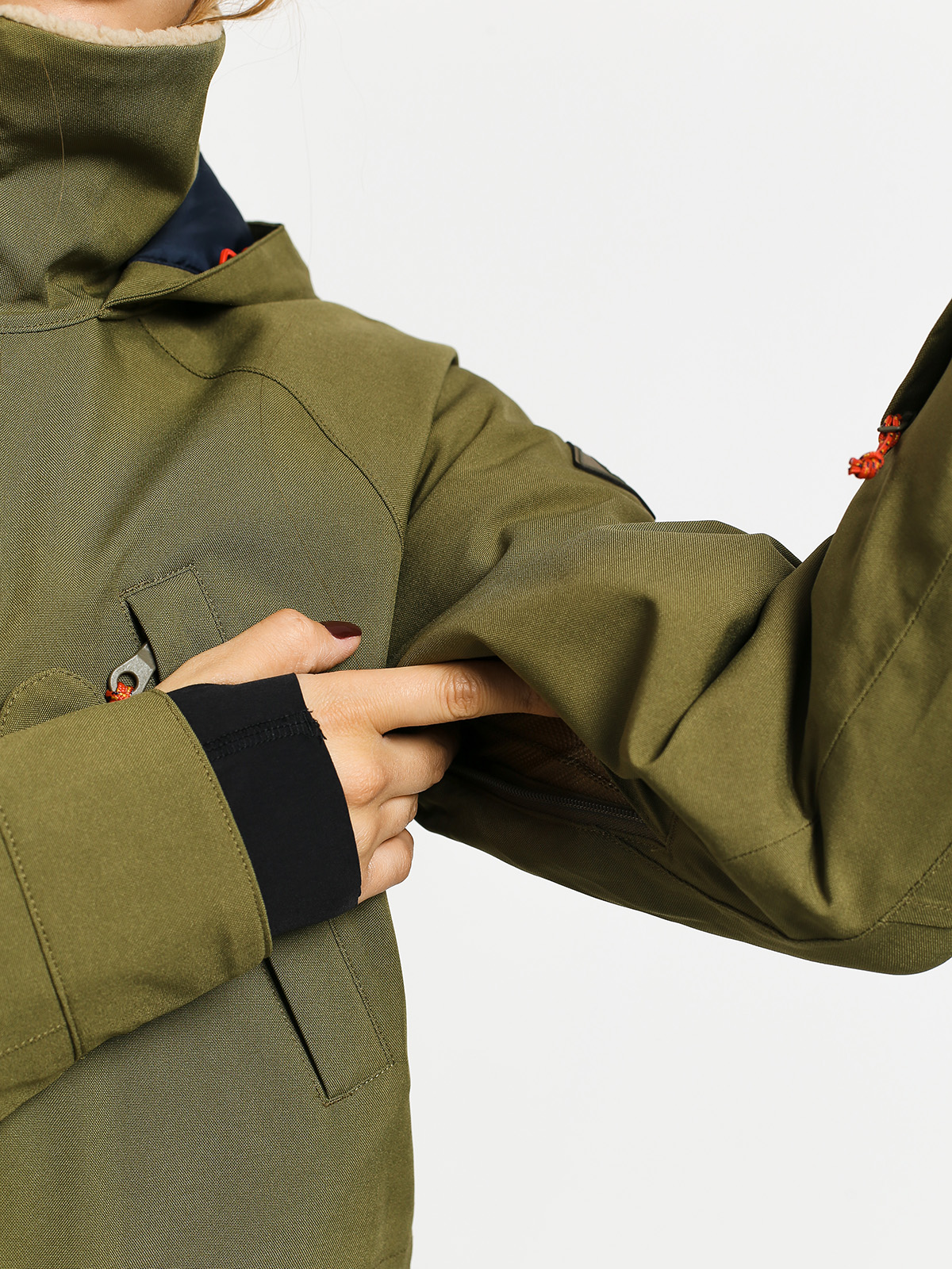 Dámská Snowboardová bunda Burton Prowess (martini olive)