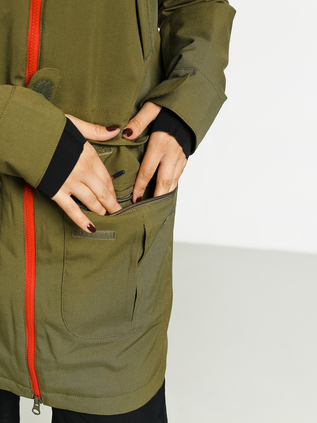 Dámská Snowboardová bunda Burton Prowess (martini olive)