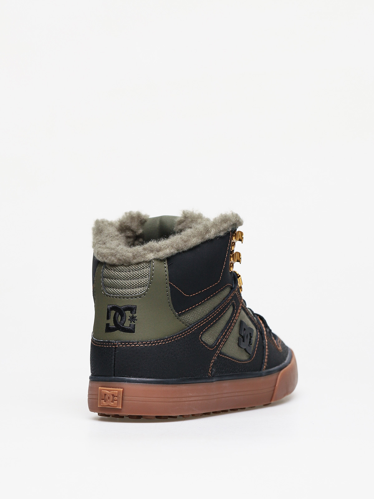Zimní boty DC Pure Ht Wc Wnt (black/olive)