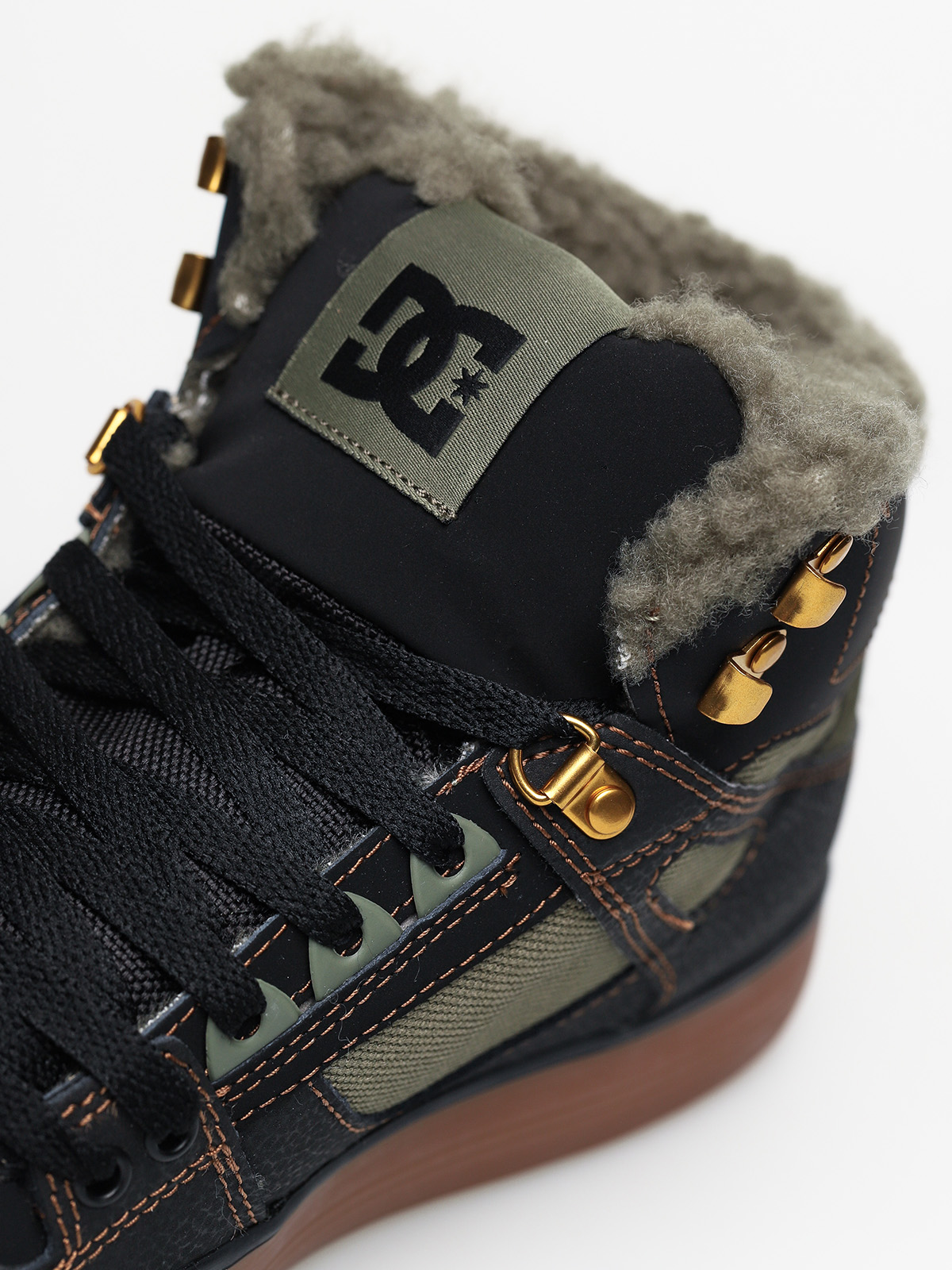 Zimní boty DC Pure Ht Wc Wnt (black/olive)