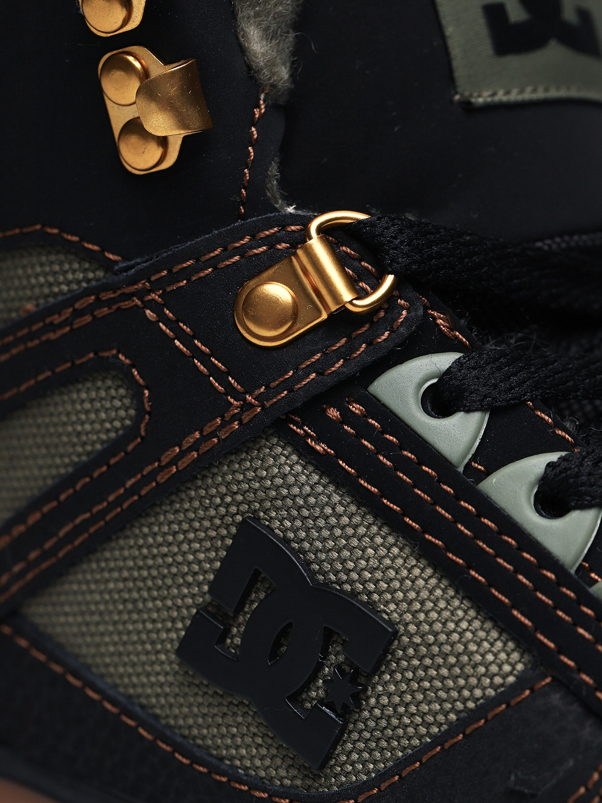 Zimní boty DC Pure Ht Wc Wnt (black/olive)