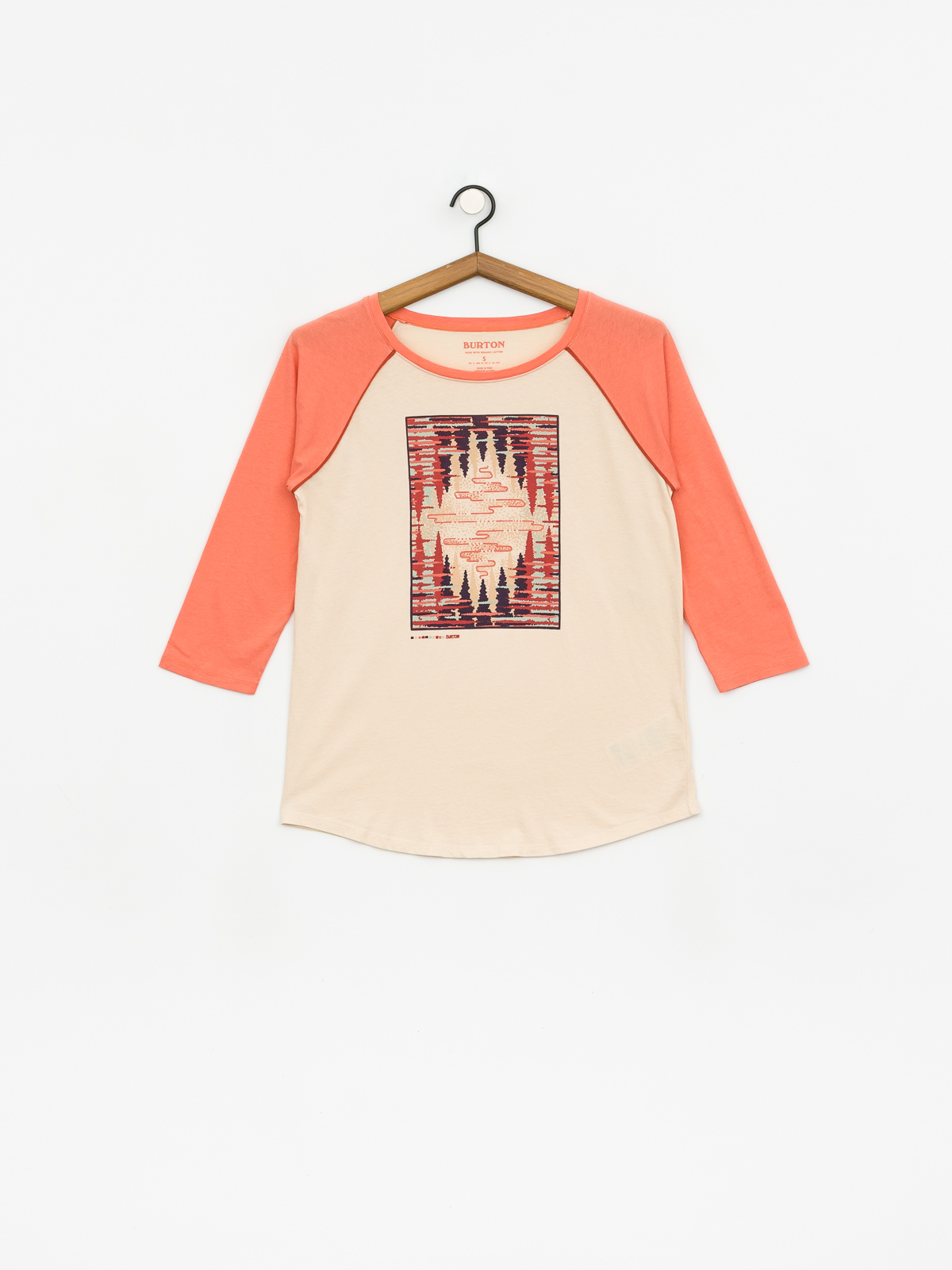 Tričko Burton Ashmore Rgln Wmn (crmbru/crabap)