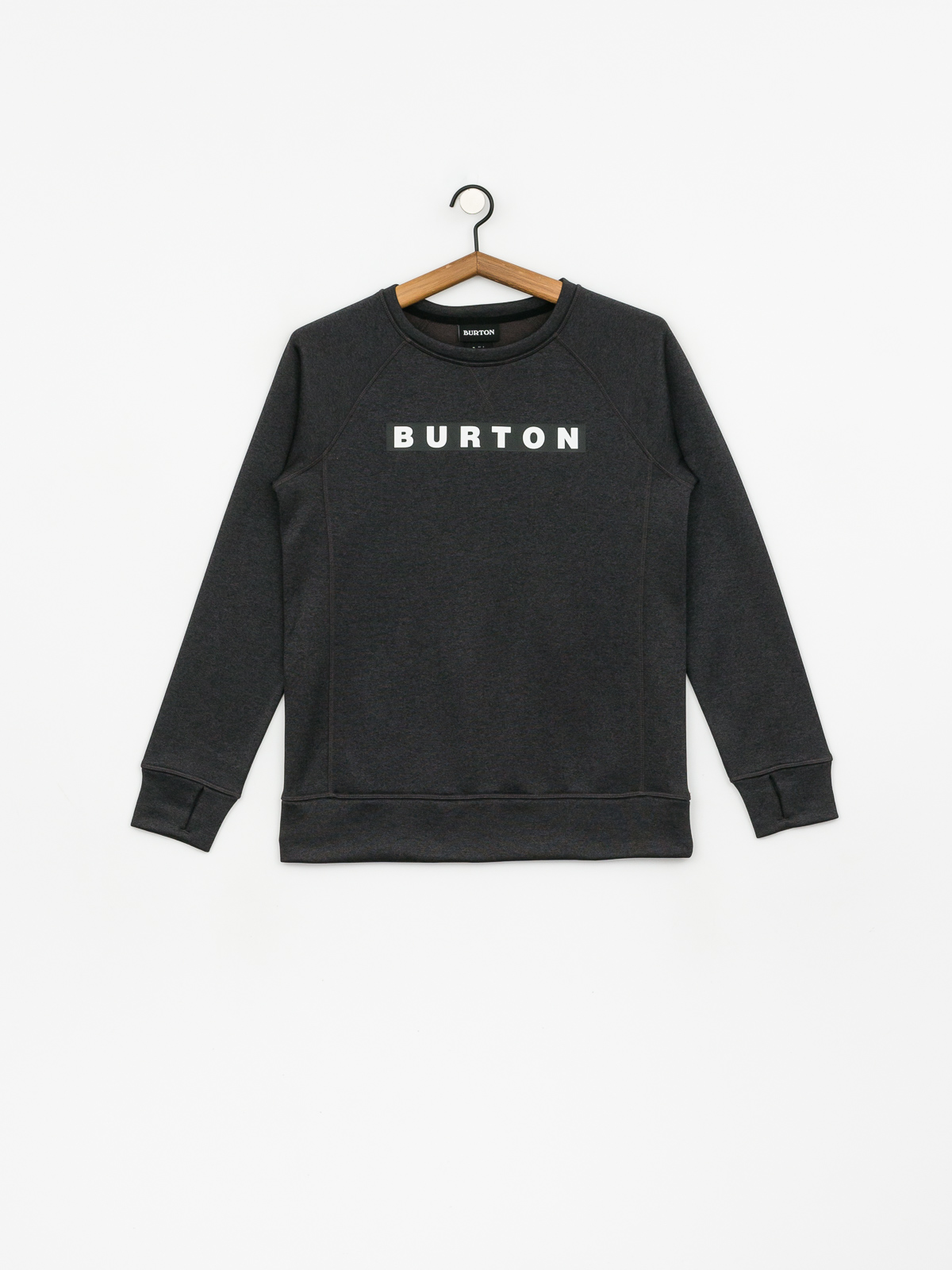 Dámská Mikina Burton Oak Crew (true black heather)