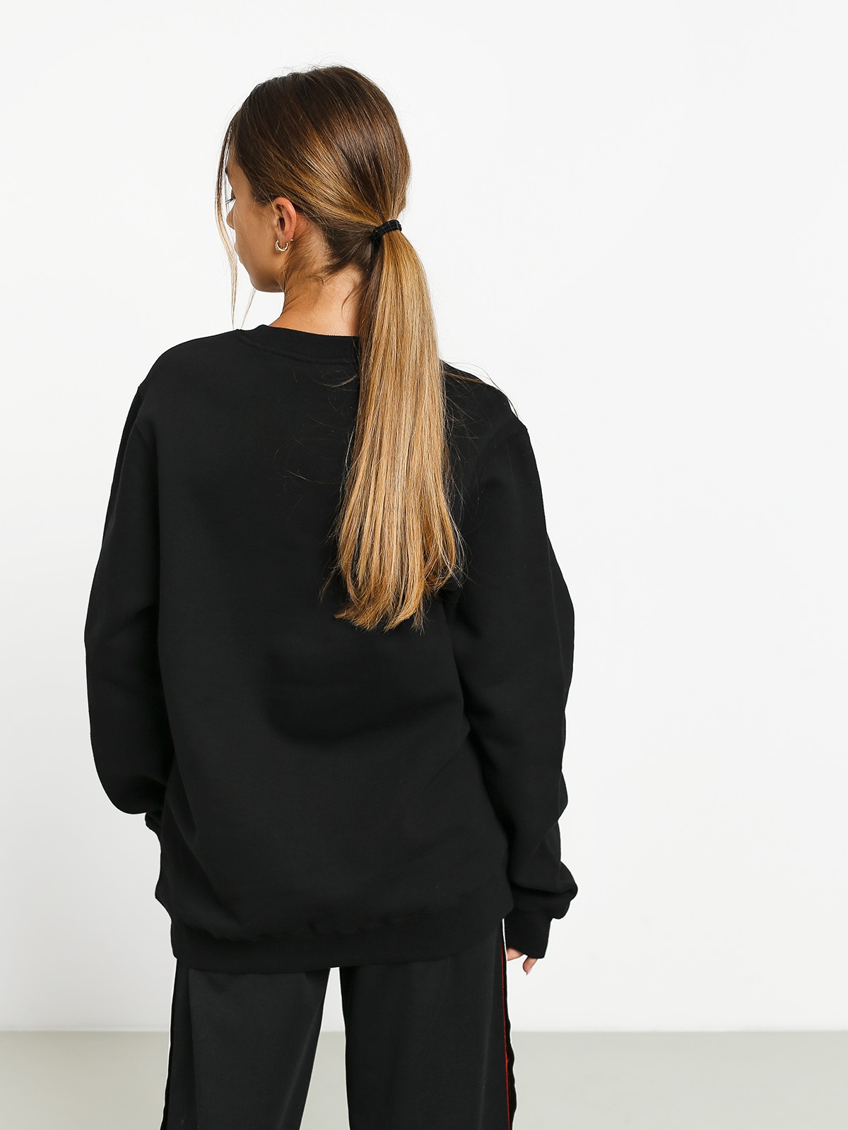Mikina Stussy Stock Crew Wmn (black)