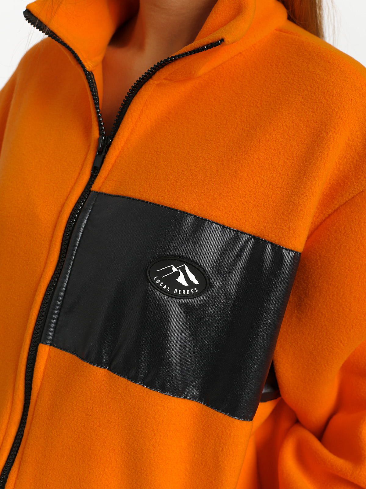 Dámský Fleecová mikina Local Heroes Orange Fleece Zip (orange)