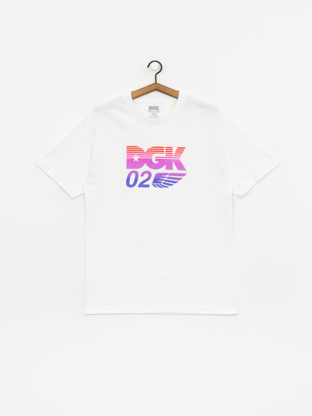 Tričko DGK Hustle Crew (white)