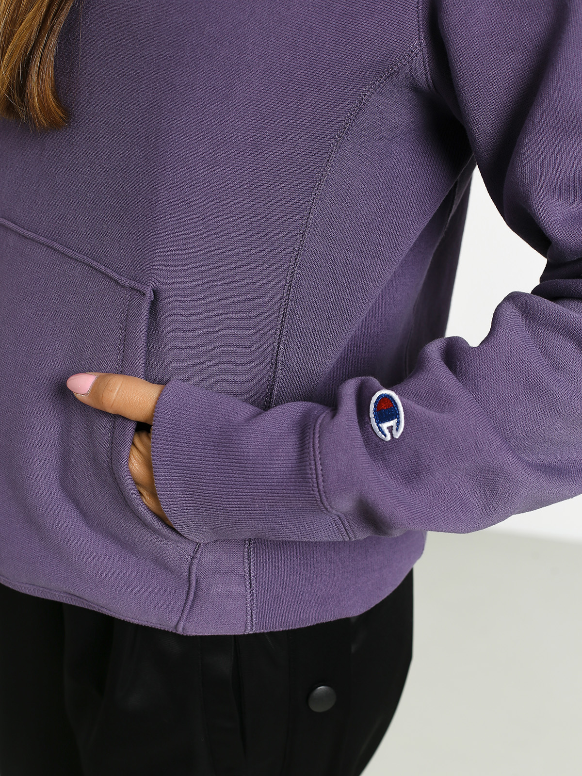 Mikina Champion Reverse Weave Left Chest Logo Wmn (mgp)