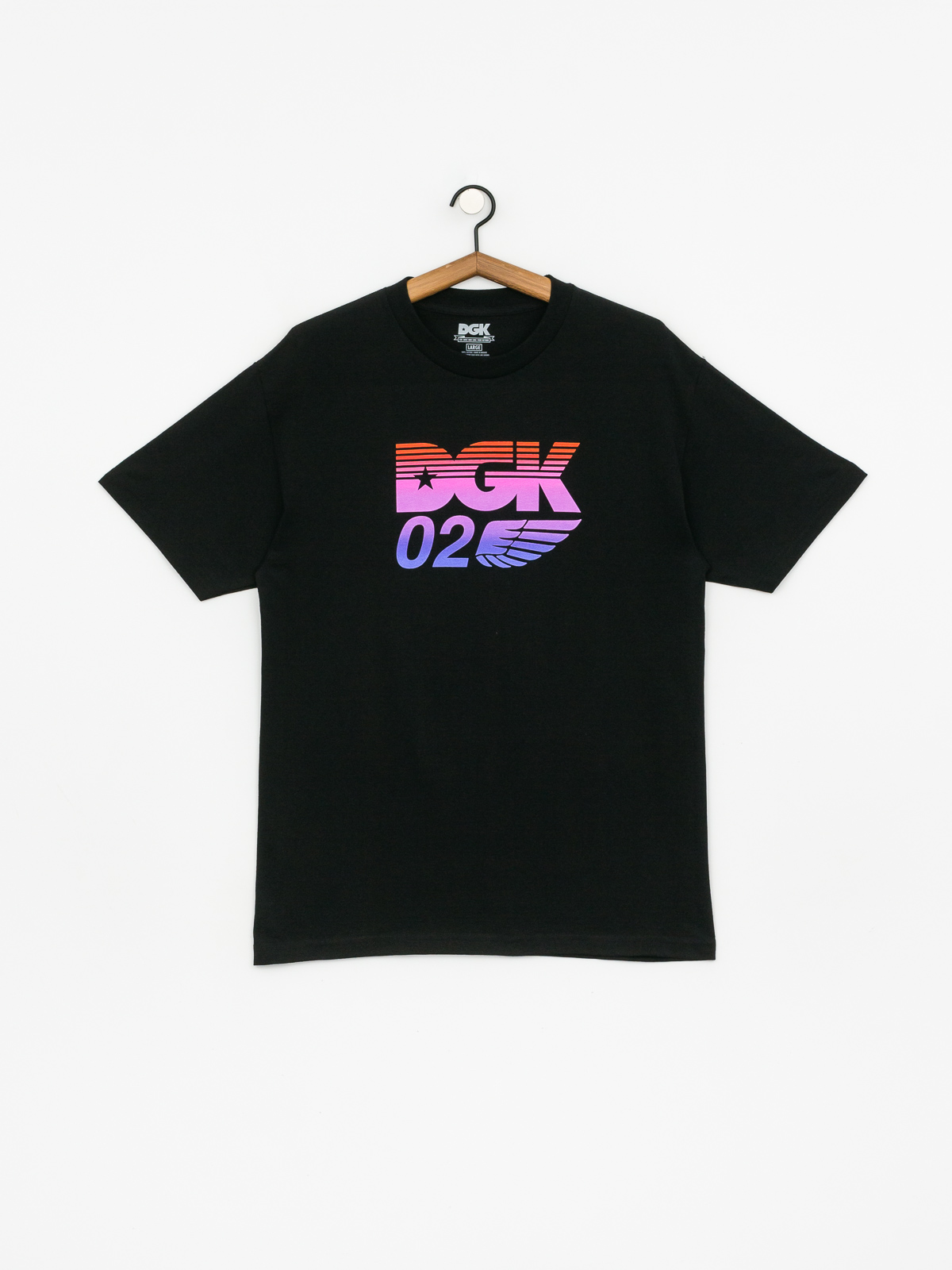 Tričko DGK Hustle Crew (black)