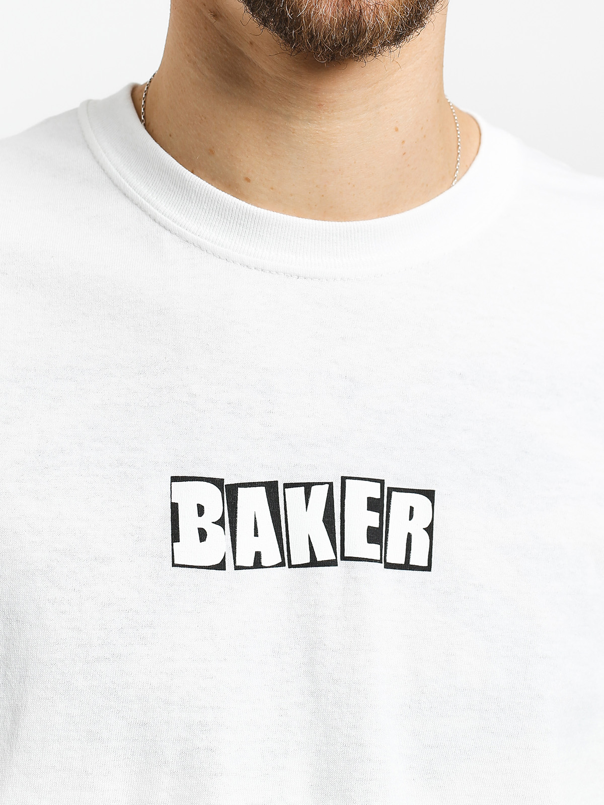 Tričko Baker Brand Logo (white)