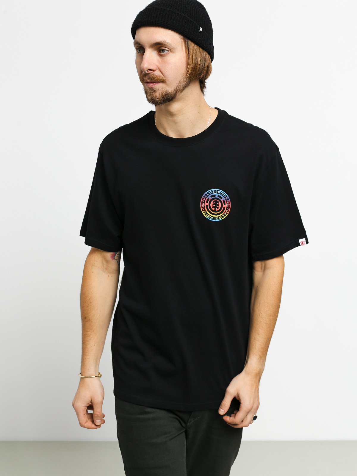 Tričko Element Seal Gradient (flint black)