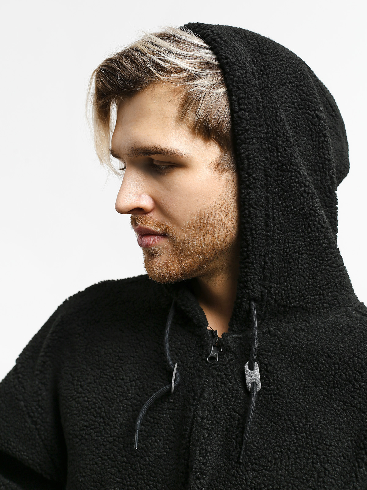 Mikina s kapucí Nike SB Sherpa HD (black/black)