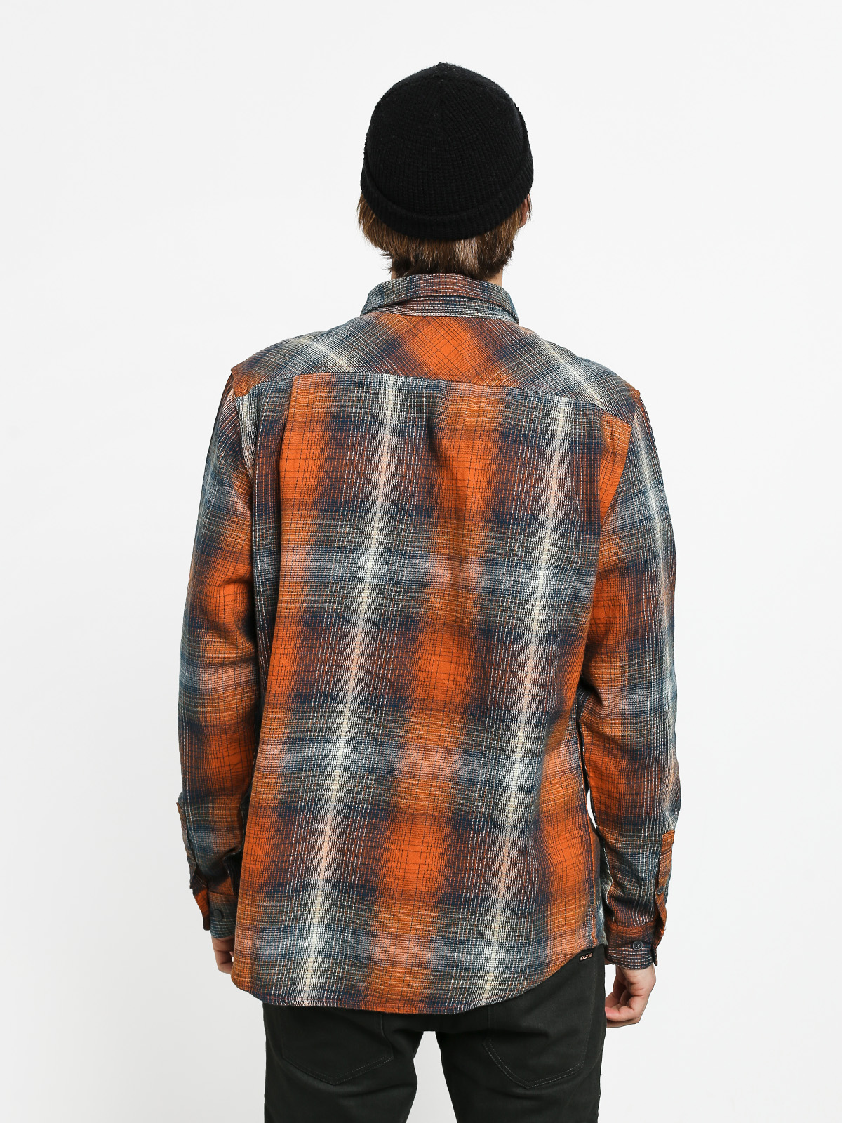 Košile RVCA Muir Flannel Ls (rust orange)