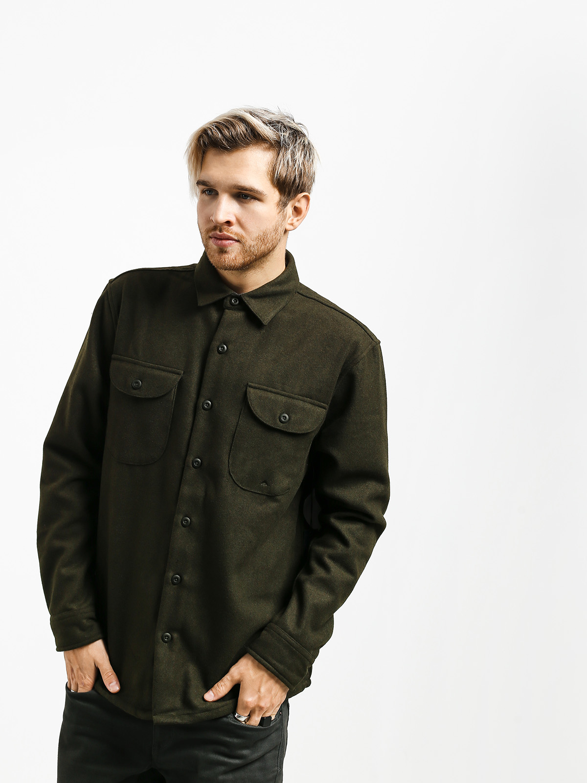 Košile Emerica Nicholson Wool Shirt (army)
