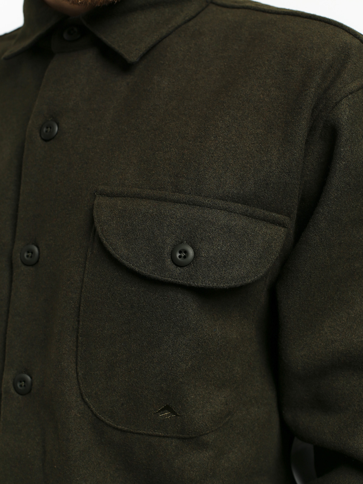 Košile Emerica Nicholson Wool Shirt (army)