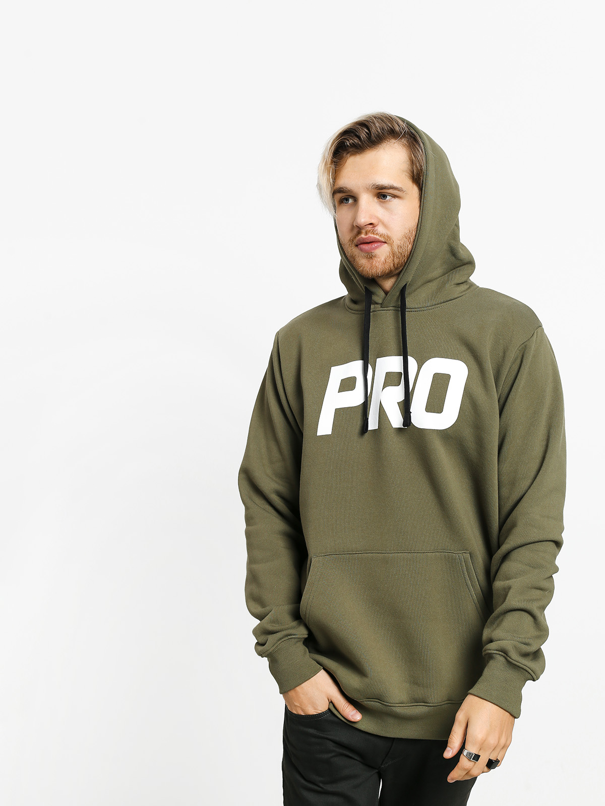 Mikina s kapucí Prosto Separ HD (olive)