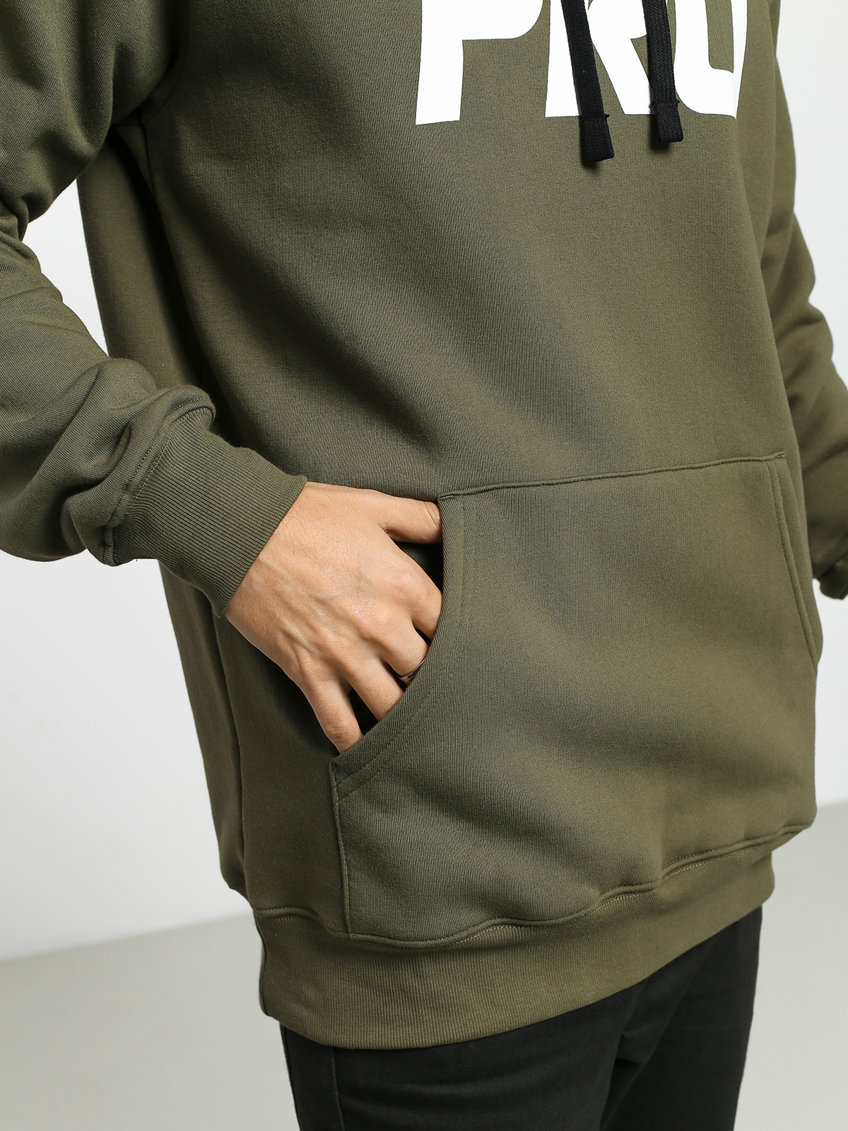 Mikina s kapucí Prosto Separ HD (olive)