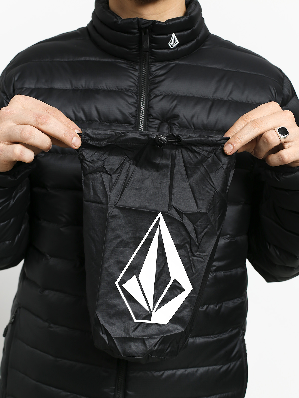 Pánská Snowboardová bunda Volcom Puff Puff Give (blk)